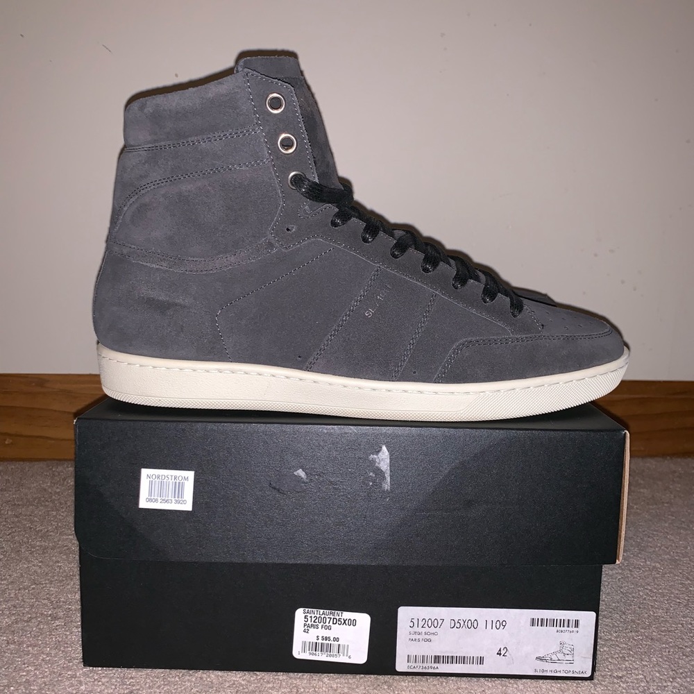 YSL SL10H High top sneakers (Paris Fog)